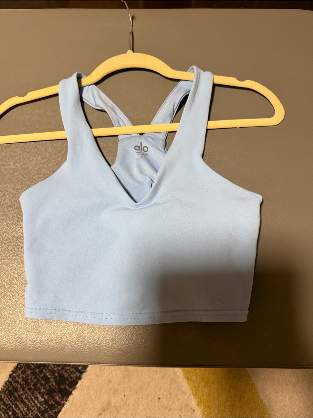 ALO Yoga Real Bra Tank- Light Blue